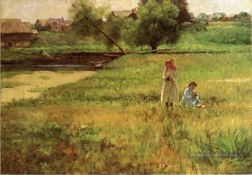  Adams Peintre - Summertime John Ottis Adams Paysage